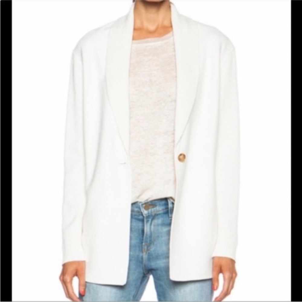 Vince Shawl Collar Wool-blend Cardigan Size Small